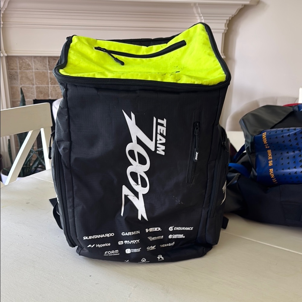 Zoot Black and Yellow Performance Backpack
